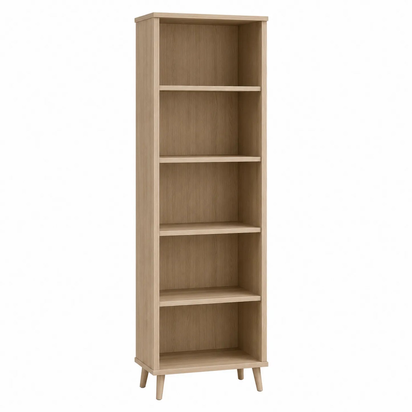 Étagère en bois composite chêne 180x60x30 cm