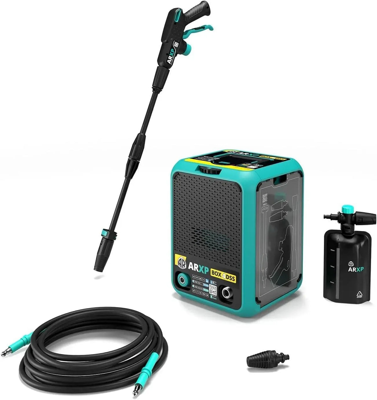 Nettoyeur haute pression, 2500 W, ARXP BOX4 180DSS, noir, 500 l/h