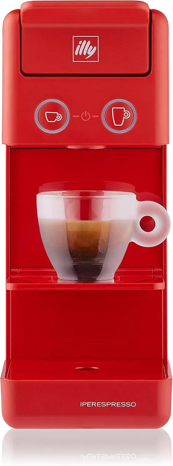 Y3.3 Machine à caf, machine à café électrique, rouge, illy