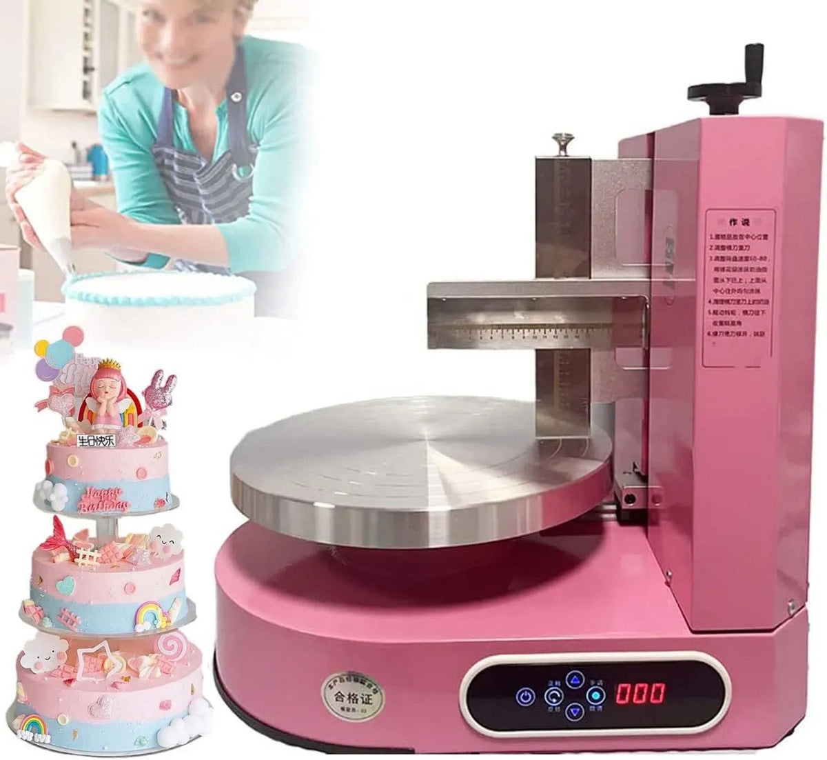 Machine, 30,5 cm, pour gâteaux au beurre et à la crème