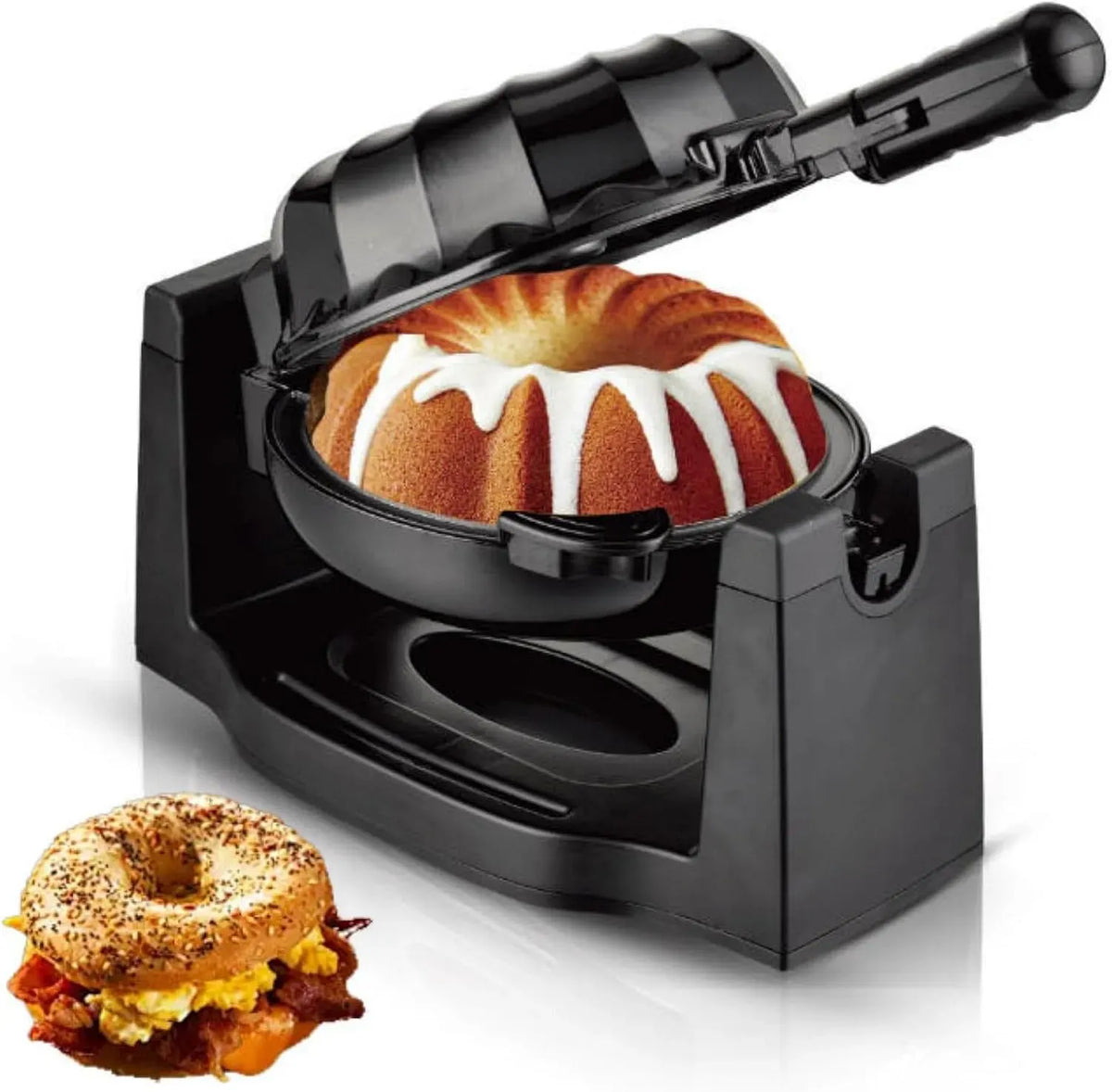 Ustensile de cuisson, ustensile de cuisine, Machine À Gâteau, Machine À Gâteau Électrique Rotative avec Pieds Antidérapants Et Plaque Antiadhésive