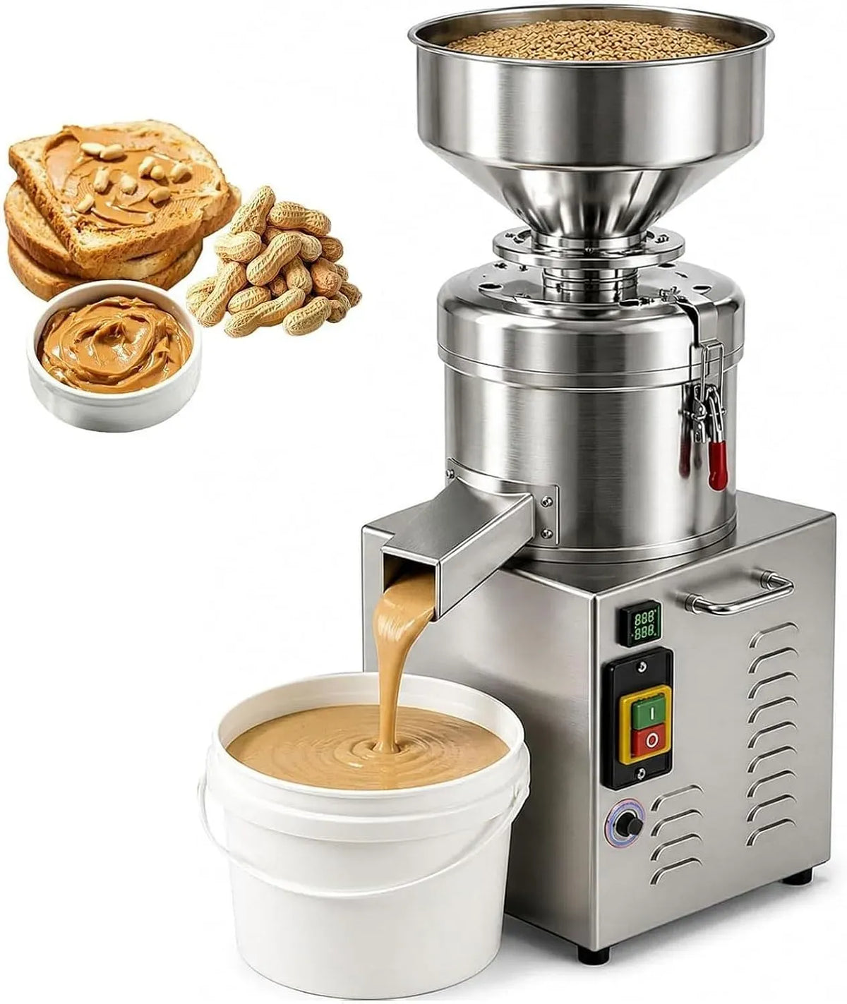 Machine à beurre, 1100 W, 17,5 kg, professionnel, pour une utilisation domestique et cuisine