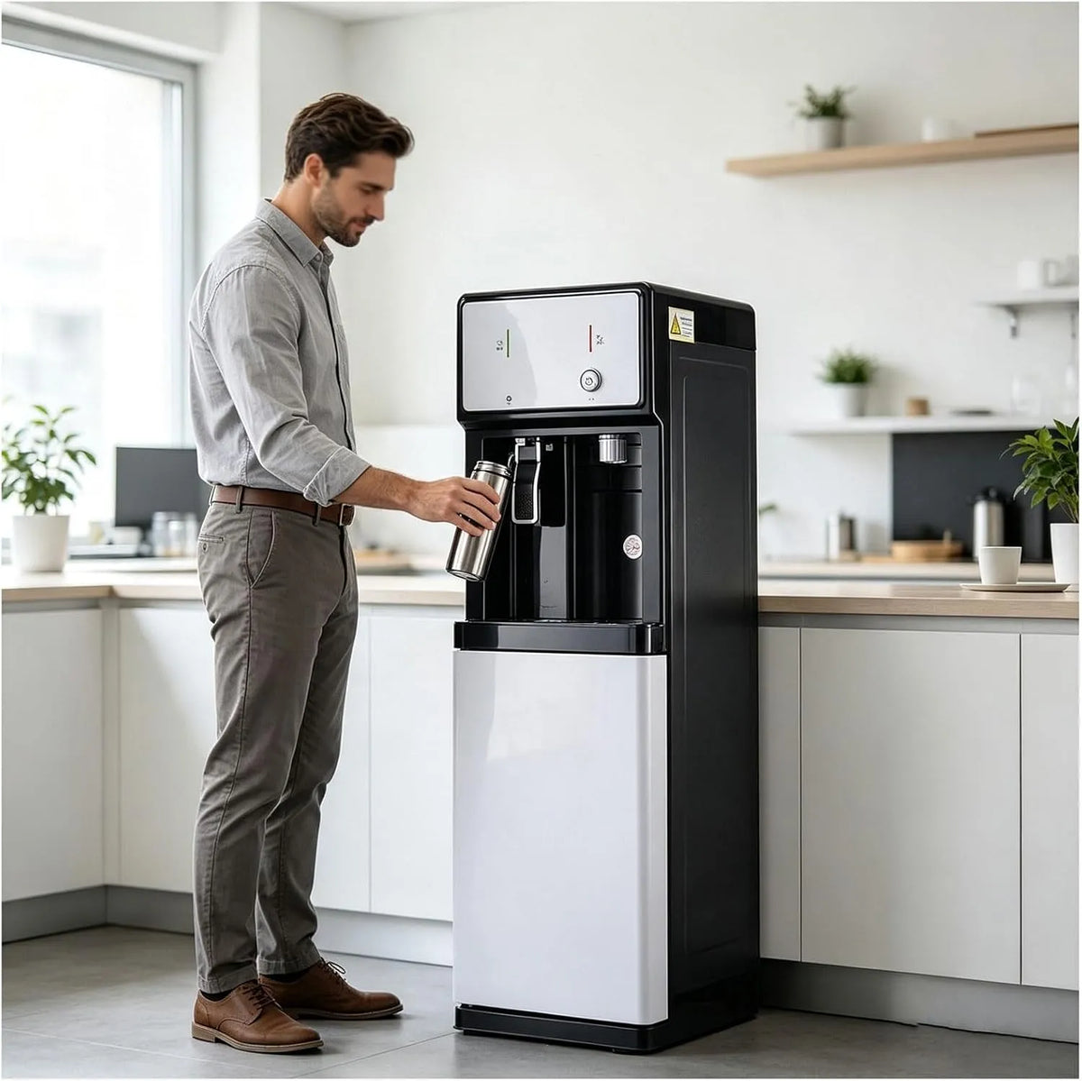 Distributeur, Distributeur Eau Chaude Froide Sécurisé, Fontaine À Eau Réseau