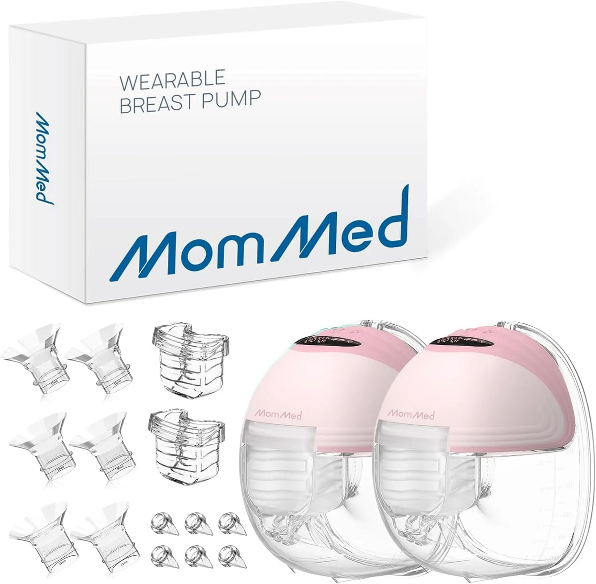 Tire-lait, pompe d'allaitement, MOMMED, portable, Comprend des 17/19/21 mm inserts de bride