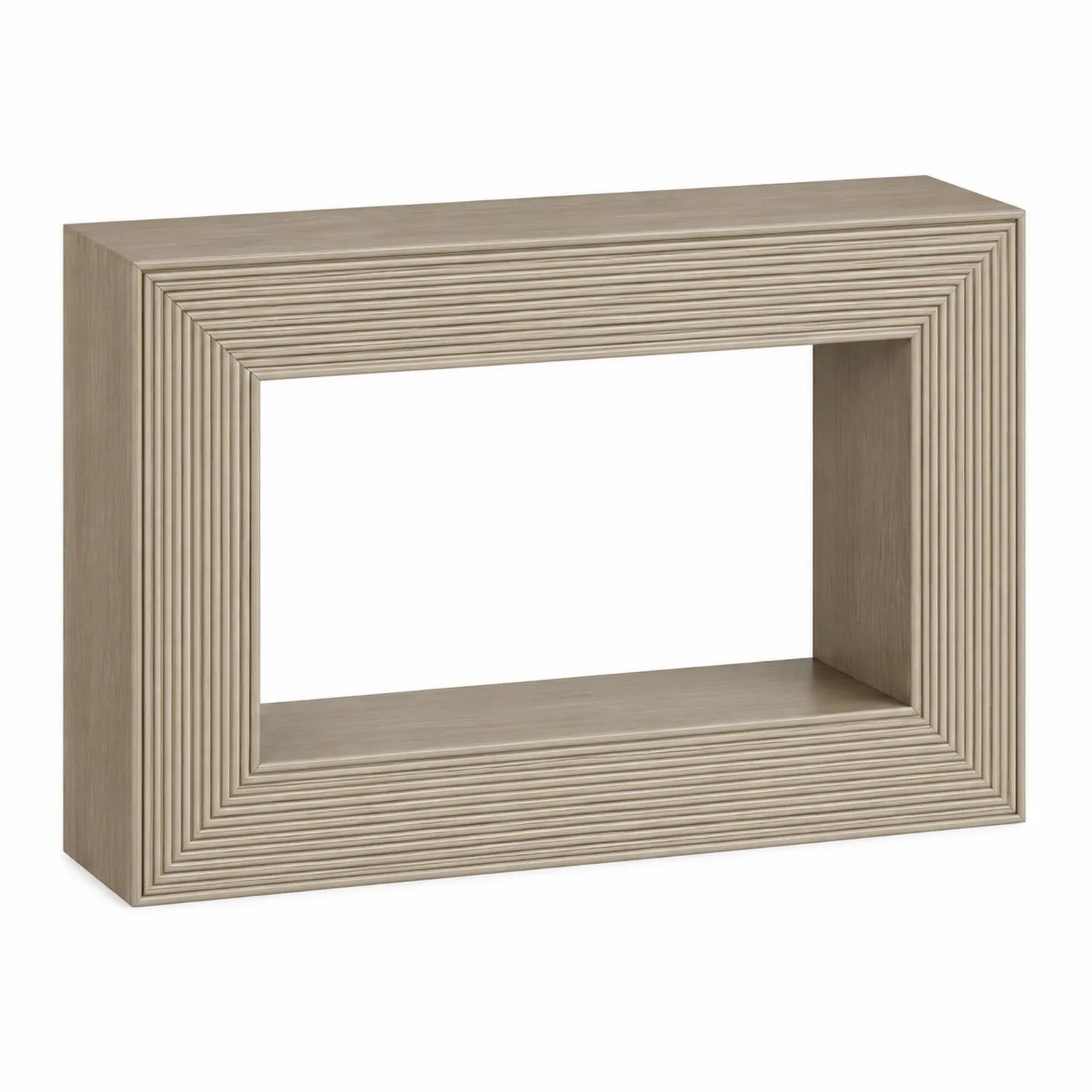 Console rectangulaire en bois Beige