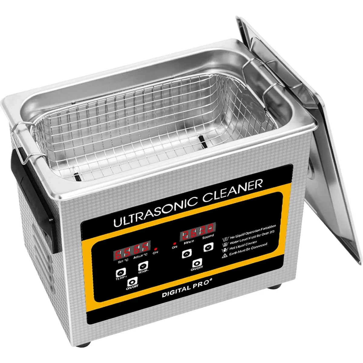 Radiateur électrique, 3.2 L, Nettoyeur, 2 zones de température, acier inoxydable, Ultrasons 3