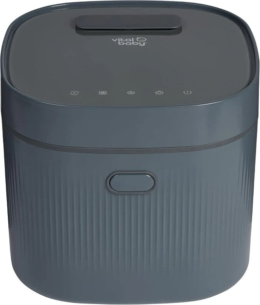 Accessoire pour appareil, vapeur, bleu, Tue 99,99% des germes en 5 minutes, vapeur ou produits chimiques
