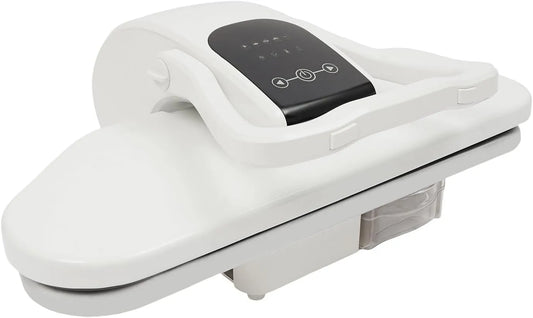 Presse, 66 cm, 2200 W, 5 programmes, tactile, vapeur, professionnel, blanc, pour chemises