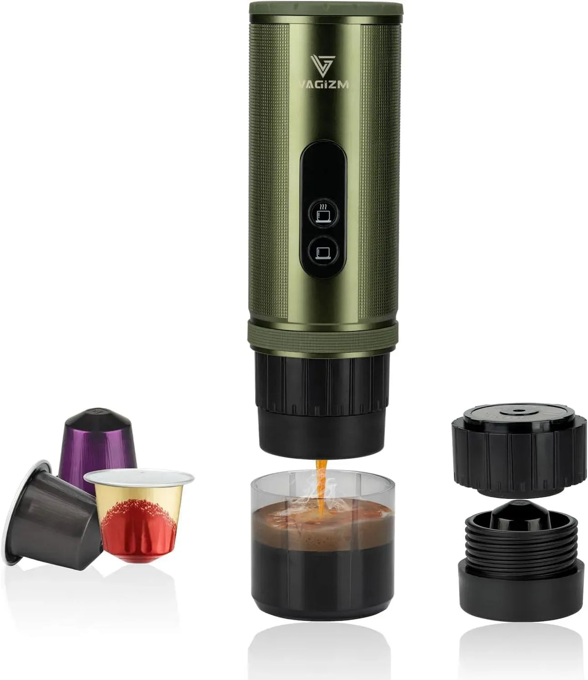 Machine à expresso, 12 V, portable, camping, Jusqu'à 8 tasses pour le camping