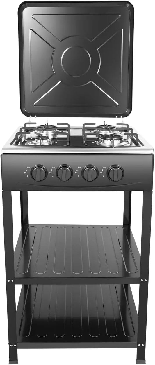 Plaque de cuisson à gaz, 4 foyers, camping, table de cuisson à gaz, Gazinière Pour Camping et Maison, 4 feux Gaziniere