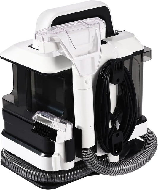 Aspirateur, 450 W, grand réservoir, 38/29,92 oz, 2 brosses de nettoyage, machine de nettoyage de tapis de 450 W