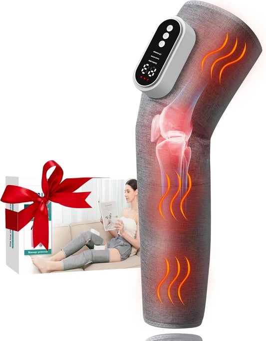 Radiateur électrique, minuteur, écran LCD, masseur électrique de jambes avec 3 modes