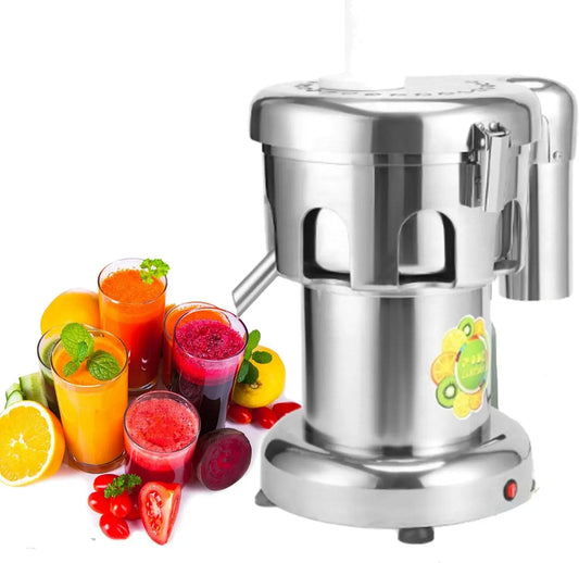 Extracteur de jus, 370 W, professionnel, acier inoxydable, centrifugeuse électrique 370 W