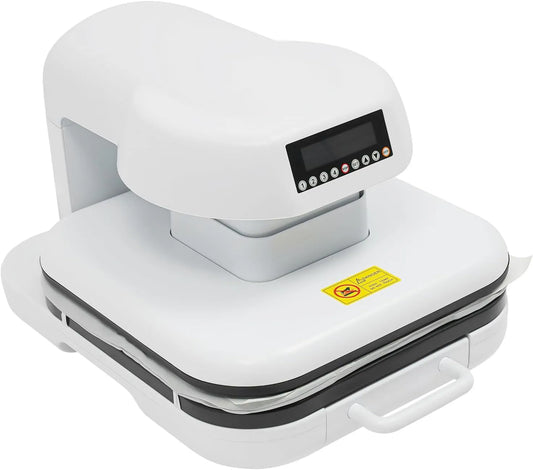 Machine à repasser, presse, 1600 W, écran LCD, 4 niveaux, fonction chauffante, pour t-shirts