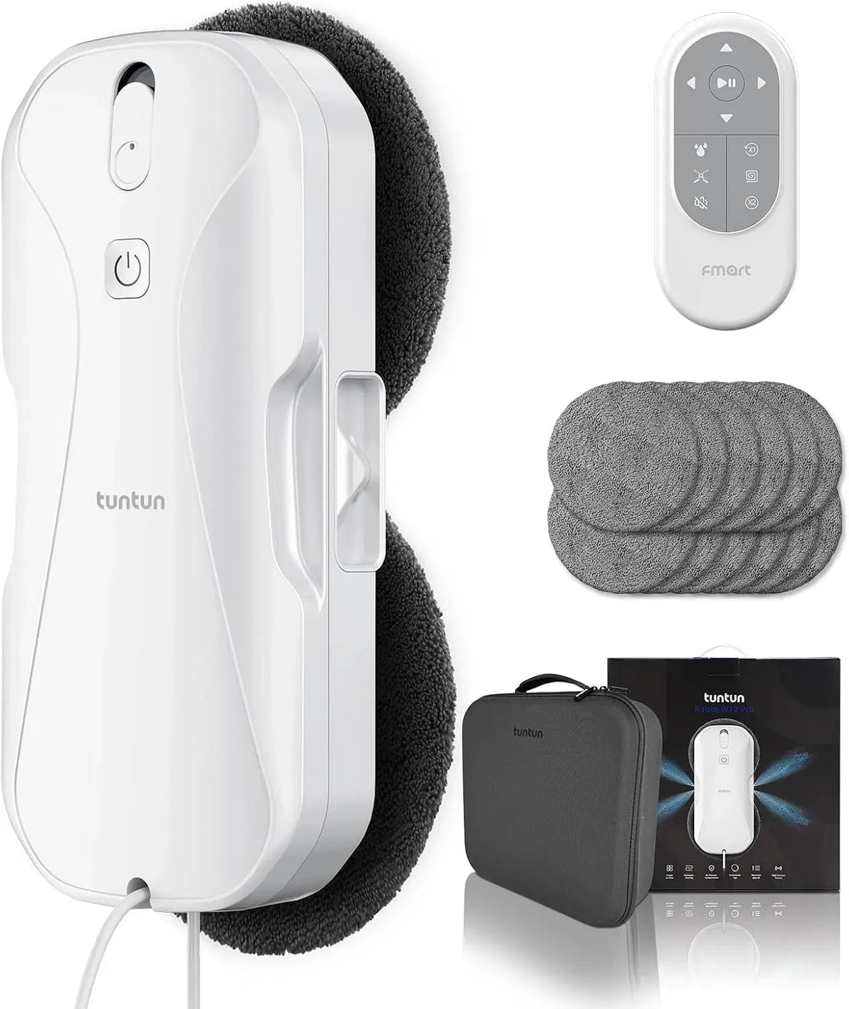 W12pro robot aspirateur laveur, Nettoyeur, tuntun