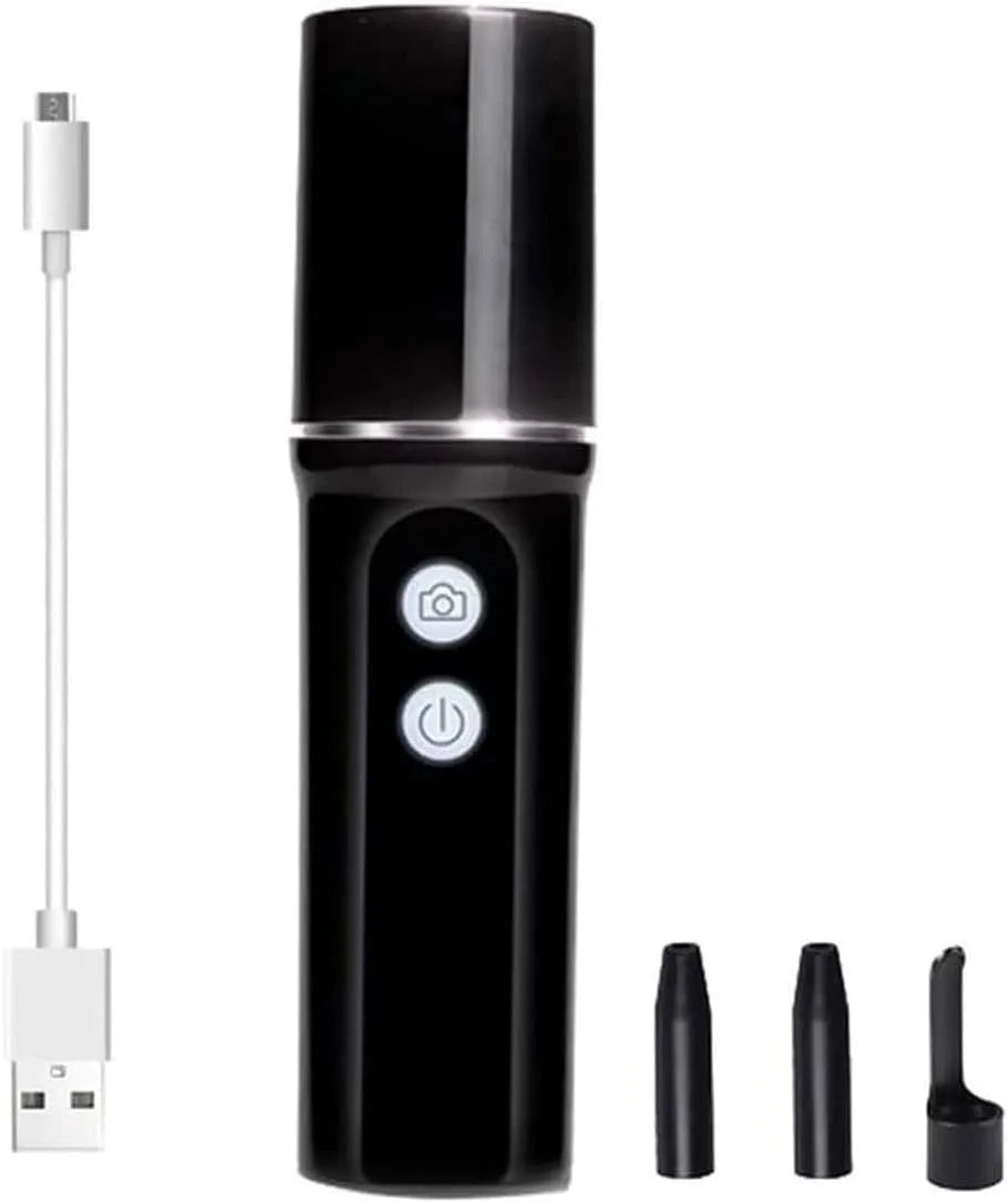Caméra, 3.9 mm, sans fil, noir, LED, Nettoyant d'oreille visuelle