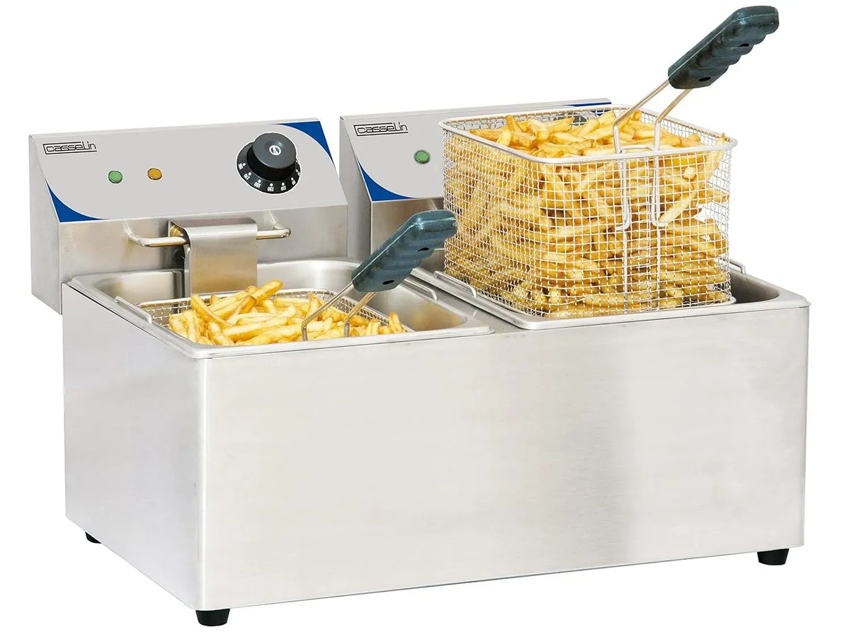 CFE82 Friteuse électrique 2 x 8 litres, Casselin