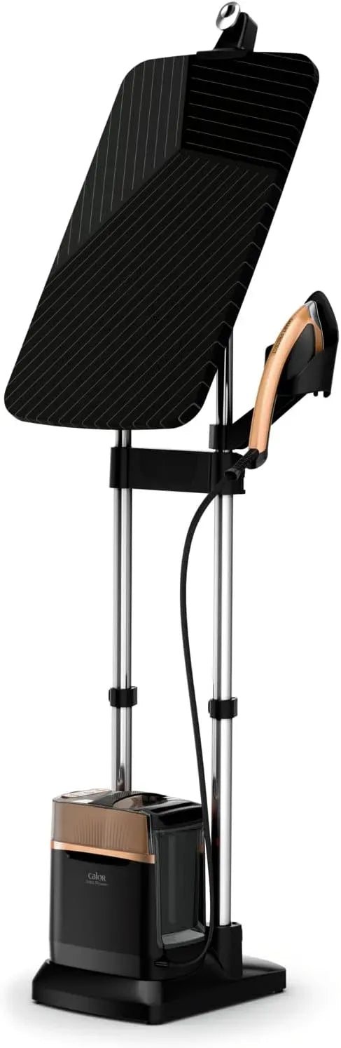 Planche, vapeur, fonction chauffante, bars, Ixeo Power Défroisseur Tout-en-un avec Centrale Vapeur 5-8 bars