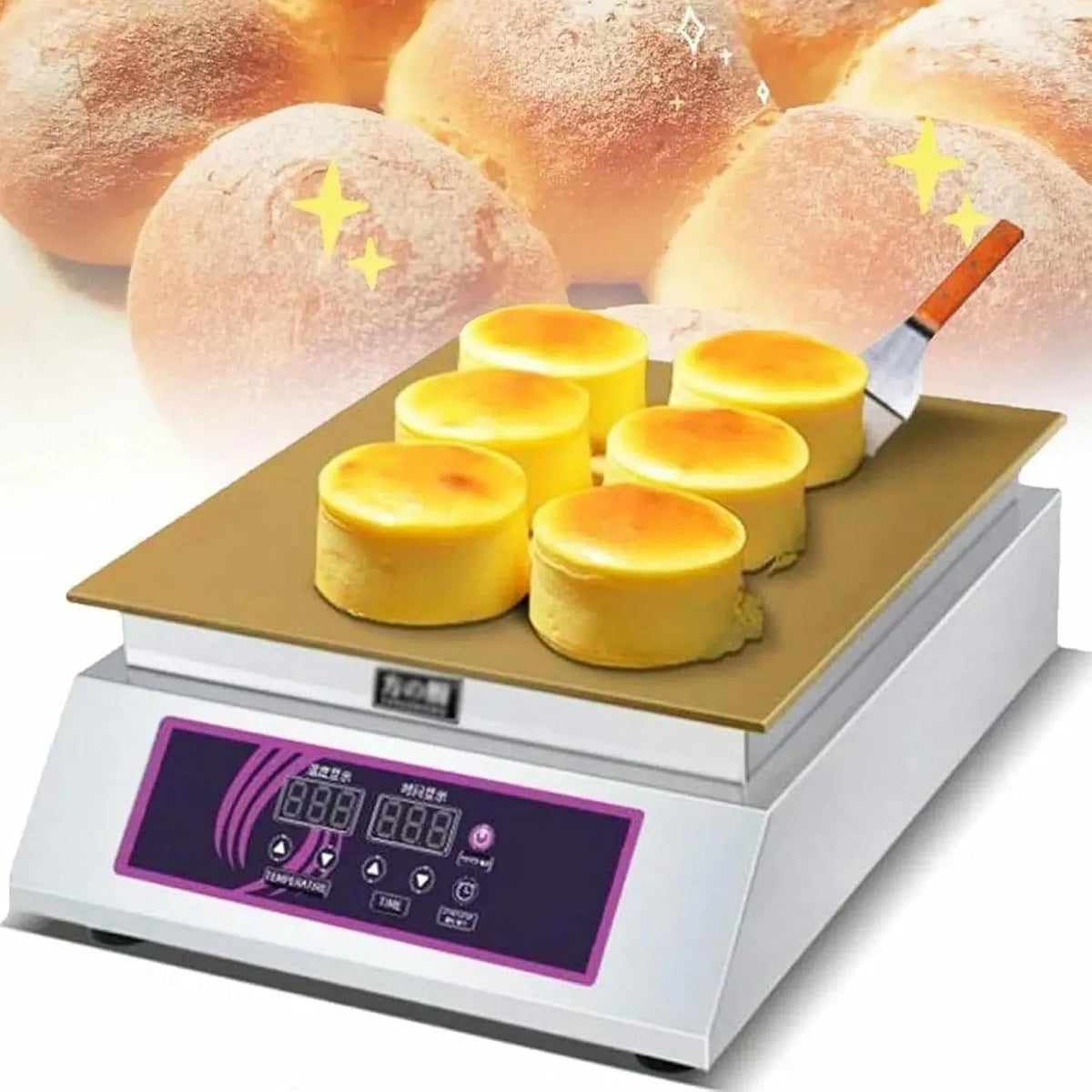 Machine à souffler, machine à cupcakes, 0 à 260 °C, pâtisserie, professionnel, restaurant, acier inoxydable, pour restaurants
