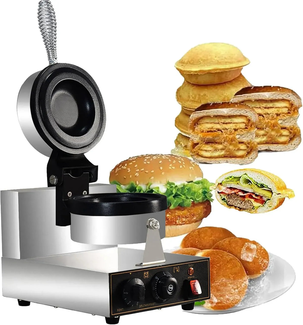 Ustensile de cuisson, 50 à 300 °C, UFO, ustensile de cuisine, Hamburger Burger Machine Partie Sandwicher Presse