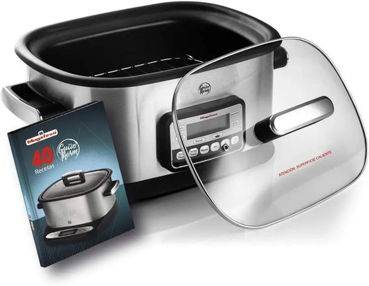 Autocuiseur, Grill, 6 L, 1200 W, vapeur, revêtement antiadhésif, amovible