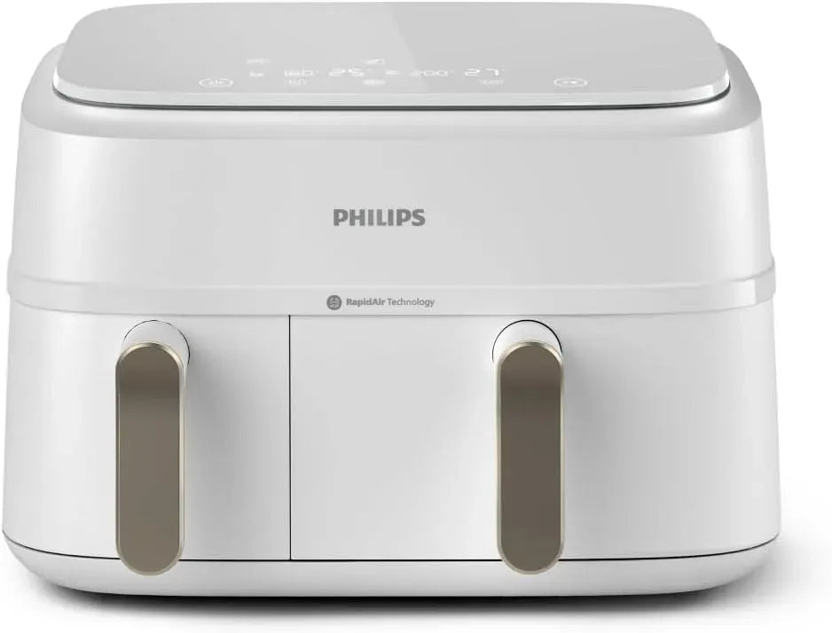 Philips NA353/10 Friteuse à air chaud, 9 L, application, dalle IPS, blanc, jusqu'à 90% de matières grasses en moins, Application HomeID