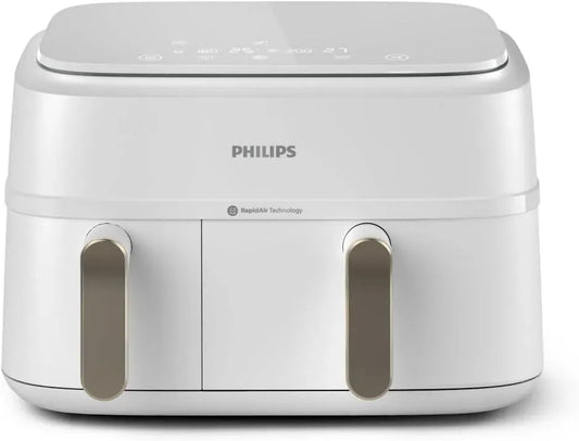 Philips NA353/10 Friteuse à air chaud, 9 L, application, dalle IPS, blanc, jusqu'à 90% de matières grasses en moins, Application HomeID