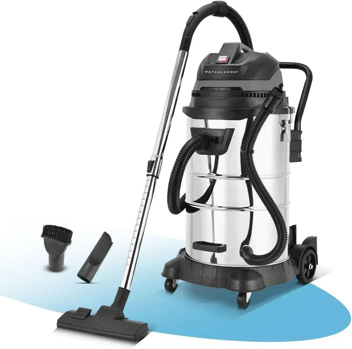 Aspirateur, 60 L, 1400 W, STAHLWERK VCL-1400, industriel