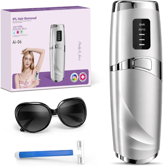 appareil d'épilation électrique pour femme, Épilateur, appareil d'épilation IPL, 3 niveaux, pour Femme et Homme