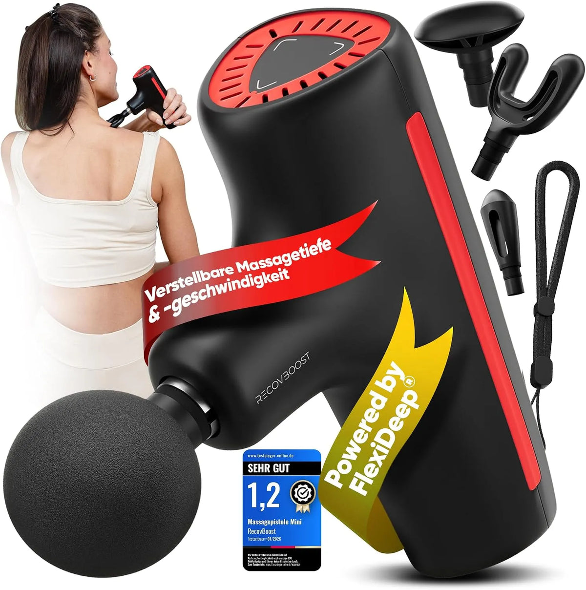 appareil de massage musculaire, 10 mm, pour le dos