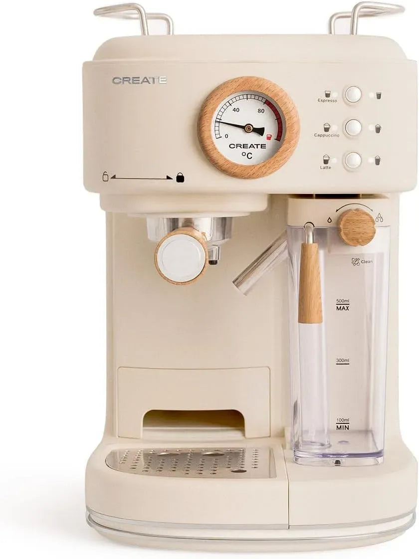 Machine à espresso, PRO/Machine, machine à café électrique, 1,5 L, 1250 W, 20 bar, pour café moulu, CREATE
