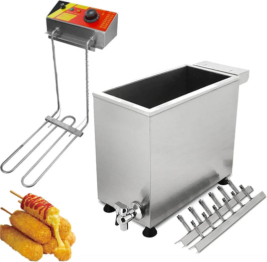 Machine à Frire, 25 L, 3000 W, professionnel, pour Corn-Dogs