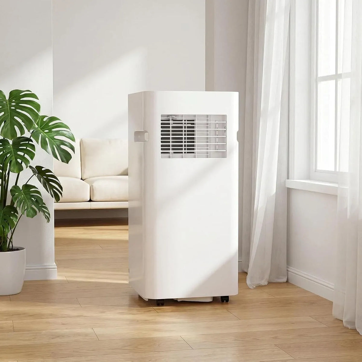 Climatiseur 24H, portable, minuteur, silencieux, Idéal Pièces Jusqu'à 28 m², 12000 BTU