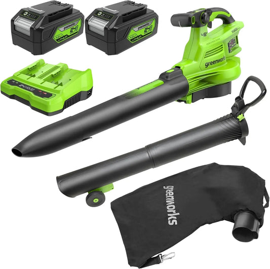 Aspirateur 386km/h 4Ah, 45 L, 48 V, Garantie 3 Ans BL48L421-01, ³/min, Sac Mulching 45L, 24V x 2, 2 Batteries, 14.73 m