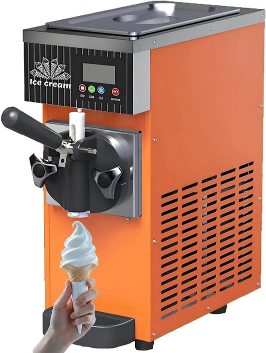 Machine à Glace, machine à glace et sorbet, 450 W, 5 L/H, écran LCD, professionnel