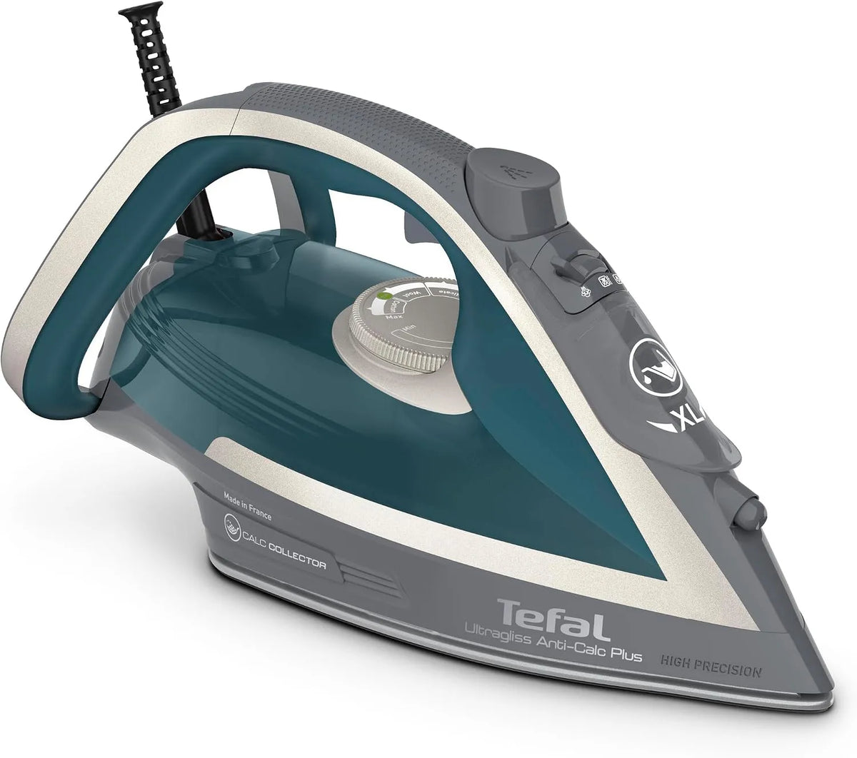 Tefal FV6842 Ultragliss Plus Fer à repasser à vapeur 2800 W Collecteur de calcaire amovible 50 g/min Sortie vapeur 260 g/mn Arrêt automatique