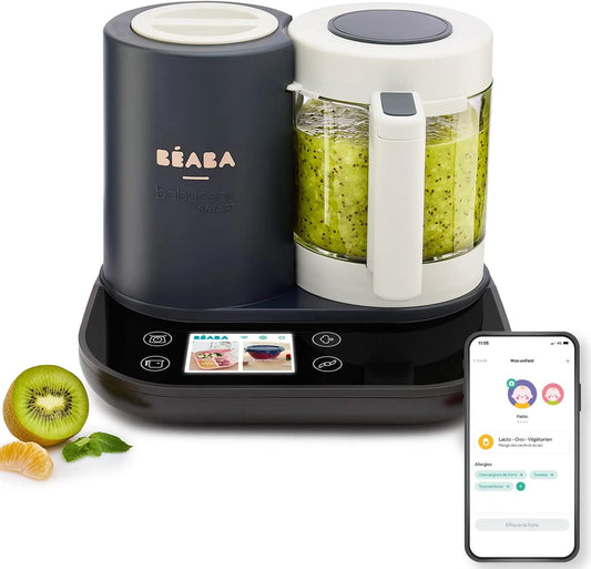 Blender, 2.25 L, tactile, application, vapeur, acier inoxydable, Panier Inox, Large Capacité 2, Babycook Smart, BÉABA